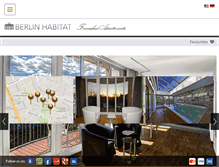 Tablet Screenshot of berlinhabitat.com